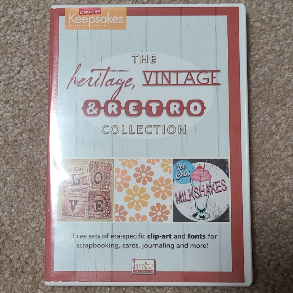 Creating Keepsakes CD with images and fonts